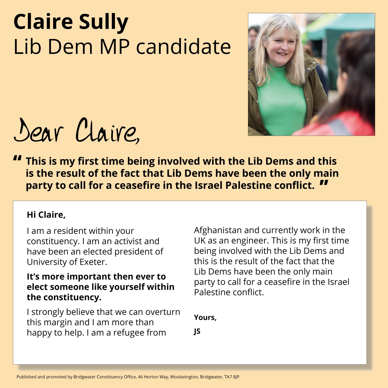 Dear Claire … from Claire's post-bag - Claire Sully
